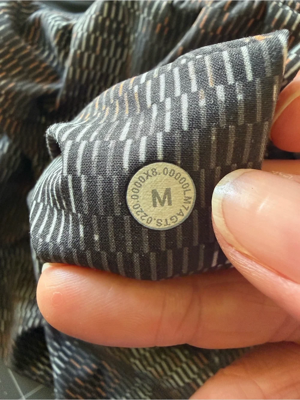Lululemon Athletica Men's Gray & Brown Patterned Athletic Shorts Size Medium